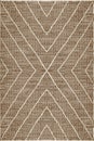 Carpet bathmat and Rug Boho Style ethnic design pattern with distressed woven texture and effect