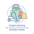 Carpet cleaning concept icon Royalty Free Stock Photo