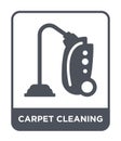 carpet cleaning icon in trendy design style. carpet cleaning icon isolated on white background. carpet cleaning vector icon simple Royalty Free Stock Photo