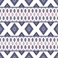 Ethnic abstract ikat art. Seamless pattern in tribal, folk embroidery, and Mexican style TRADITIONAL INDIAN