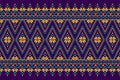 Carpet flower pattern art. Geometric ethnic floral seamless pattern in tribal. American, Mexican style Royalty Free Stock Photo