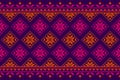 Carpet flower pattern art. Geometric ethnic floral seamless pattern in tribal. American, Mexican style Royalty Free Stock Photo