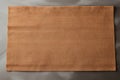 Carpet mockup Blank brown door mat with space for text