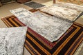 carpet patterned background factory carpets delicate pattern Persian Carpet Texture, abstract ornament. Round mandala