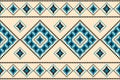 Carpet tribal pattern art. Geometric ethnic seamless pattern traditional. American, Mexican style