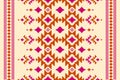 Carpet tribal pattern art. Geometric ethnic seamless pattern traditional. American, Mexican style