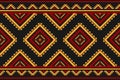 Carpet tribal pattern art. Geometric ethnic seamless pattern traditional. Aztec ethnic ornament print. Mexican style