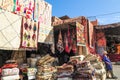 Carpet vendor in the souk, old town of Marrakesh