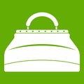 Carpetbag icon green
