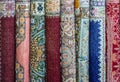 Carpets in Morocco, oriental Moroccan ornamets Royalty Free Stock Photo