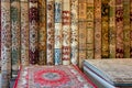 Carpets shop in Persian Eastern style  Dubai, UAE Royalty Free Stock Photo