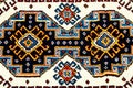 Carpets woven by hand with colorful patterns of beautif.