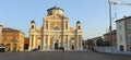 Carpi Modena cathedral in sunny day