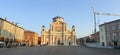 Carpi Modena cathedral in sunny day