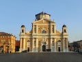 Carpi Modena cathedral in sunny day