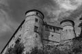 Carpinone, Molise, Isernia. The medieval castle.