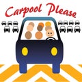 Carpool please traffic is jamming