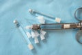 Carpool syringe for local dental anesthesia Royalty Free Stock Photo