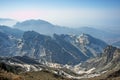 Apuan Alps and Carrara white marble quarries Royalty Free Stock Photo