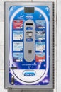 A Durex condom machine outside a pharmacy in Italy