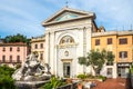 View at the Church of Our Lady in the streets of Carrara in Italy Royalty Free Stock Photo