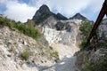 Carrara marble quarries Royalty Free Stock Photo