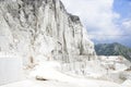 Carrara marble quarry. Apuan Alps, Tuscany, Italy Royalty Free Stock Photo