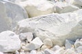 Carrara marble stone pit
