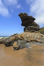 Carreg Bica, Llangrannog Royalty Free Stock Photo