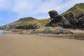 Carreg Bica, Llangrannog Royalty Free Stock Photo