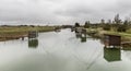 Carrelet de PÃÂªche, the emblematic fisherman`s hut of the coastal landscapes of Vendee