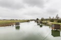 Carrelet de PÃÂªche, the emblematic fisherman`s hut of the coastal landscapes of Vendee