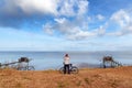 The carrelet fishing huts in Angoulins coast