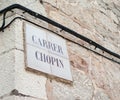 Carrer Chopin in Valldemossa Royalty Free Stock Photo