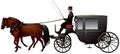 Carriage, a Clarence or Growler Royalty Free Stock Photo