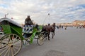 Coachman on the way to Jemaa el-Fnaa, Marrakech, Marrakesh, Morocco Royalty Free Stock Photo