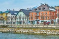 The carriage in Esplanade embankment, Bad Ischl, Salzkammergut, Austria