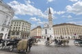 Carriage front of Saint Michael`s Church in Vienna, Austria