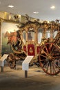 Mexico City, Mexico - Aug 9 2023: Carriage Hall of the National Museum of History Chapultepec Castle which was a carriage house