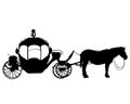 Carriage and horse