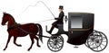 Carriage, One Horse Brougham Cab