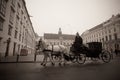 Carriage ridding on the streets of Vienna