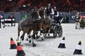 Geneva, Switzerland, December 10, 2023 : The 62st edition of the Geneva International Horse Show (CHI) at Palexpo