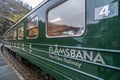 Carriage of the scenic Flamsbana train line