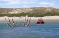 Puerto Piramides in Valdes Peninsula, Atlantic Ocean, Argentina