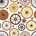 Carriage vector vintage transport old wheels and antique transportation illustration set of royal coach and chariot or Royalty Free Stock Photo