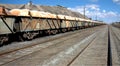 Ore train at Broken Hill Royalty Free Stock Photo