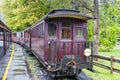 The carriages of old Puffing Billy train Royalty Free Stock Photo