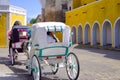 Carriages in the Street in Izamal Royalty Free Stock Photo