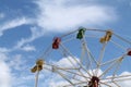 Fun Fair Big Wheel Ride. Royalty Free Stock Photo